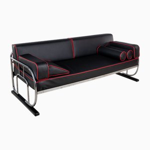 Vintage Bauhaus Sofa in Leather, 1930s