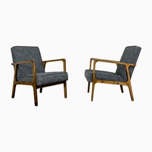 04-B Armchairs from Bydgoskie Furniture Factory, 1960s, Set of 2