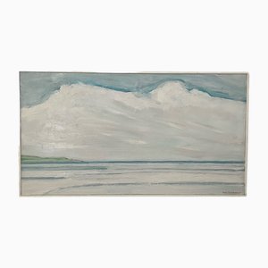 Paul Overhaus, vista al mar, pintura al óleo, 2007