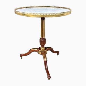 Louis XVI Style Mahogany Pedestal Table, 1800s