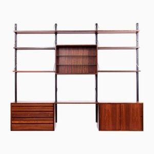 Wall Unit by Poul Cadovius, 1960s, Set of 15