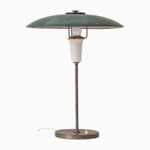 Lámpara de mesa danesa vintage, años 60