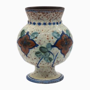 Schwedische Vintage Keramikvase von Uppsala Ekeby, 1920er