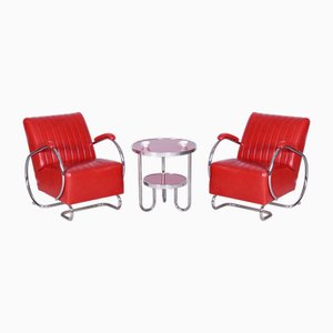 Bauhaus Sessel von Hynek Gottwald, 1930er, 2er Set