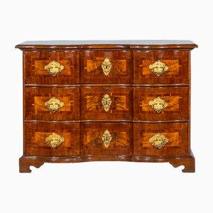 Baroque Chest of Drawers in Inlaid Walnut, 1760