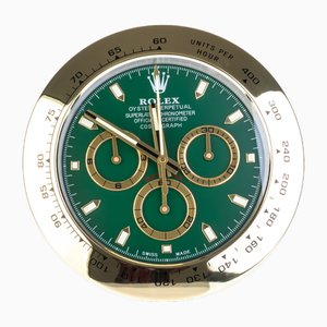 Perpetual Green Gold Cosmograph Wall Clock from Rolex