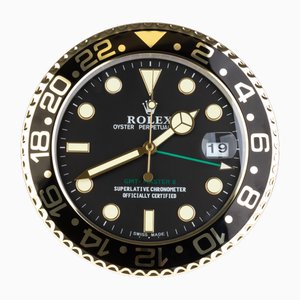 Black GMT Master II Black Gold Wall Clock from Rolex