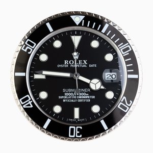 Black Oyster Perpetual Submariner Wall Clock from Rolex