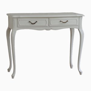 Vintage Console Table in White