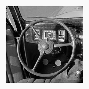 Steering Wheel of a Ford V8, 1930, Photograph