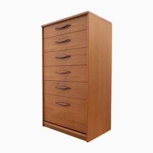 Vintage Tallboy Kommode aus Teak von Frank Guille für Austinsuite, 1960er