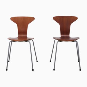 Mosquito Chairs by Arne Jacobsen for Fritz Hansen, 1955, Set of 2