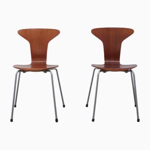 Sedie Mosquito di Arne Jacobsen per Fritz Hansen, 1955, set di 2