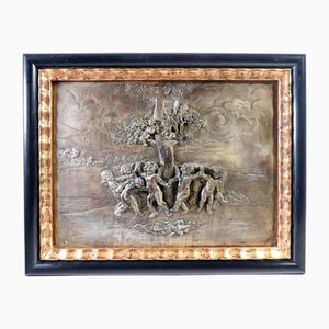 Bas-Relief in Silver by Guido Galbiati