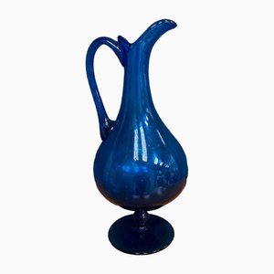 Glass Pitcher in Bluish Glass