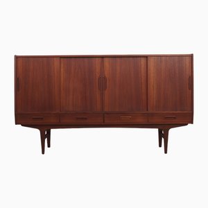 Credenza alta in teak, design di Børge Seindal per Westergaard di P. Westergaard Mobelfabrik, Danimarca, anni '60