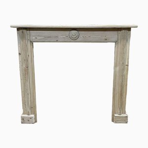 Fir Fireplace Mantel, 1800s