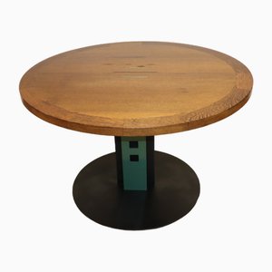 Modernist Dining Table in Steel and Wood, 1980s