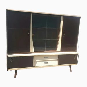 Mid-Century Spanish Side Board with Bar Unit and Drawers