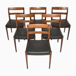 Vintage Dining Chairs attributed to Nils Jonsson, 1960s, Set of 6