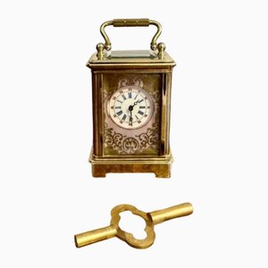 Antique Edwardian Miniature Carriage Clock, 1900