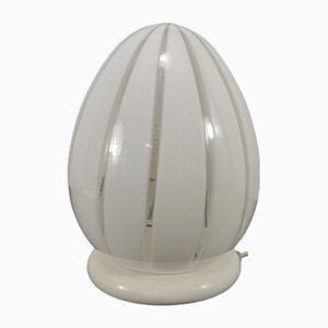 Small White Table Lamp in Murano Glass, 1960s