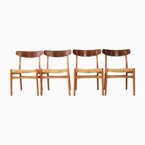 Dining Chairs Model Ch23 by Hans J Wegner for Carl Hansen & Son, Denmark, 1950s, Set of 4