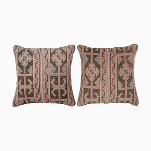 Anatolian Square Rug Cushion, Set of 2