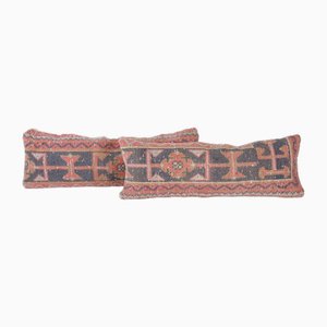 Vintage Anatolian Bedding Rug Covers, Set of 2