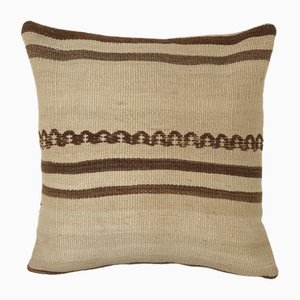 Housse de coussin Kilim décorative en laine et chanvre faite à la main