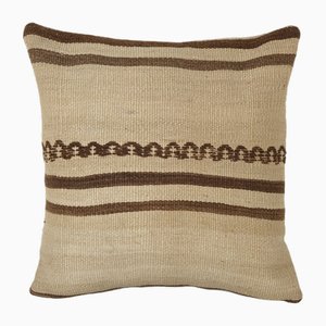 Turkish Handmade Wool Hemp Decorative Kilim Cushion Cover