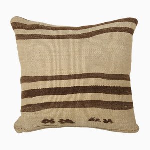 Vintage Striped Organic Hemp Kilim Cushion Cover