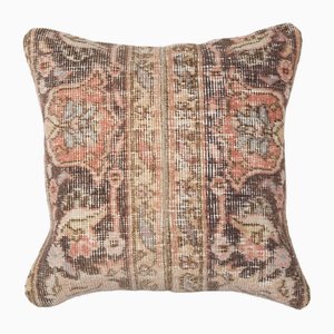 Turkish Oushak Oblong Handmade Ethnic Rug Cushion Cover