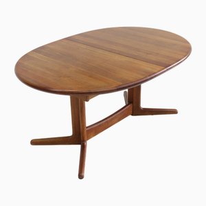 Vintage Danish Oval Dining Table, 1960s