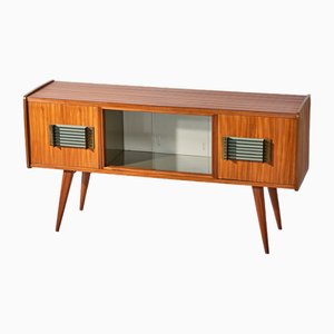 Vintage Italian Sideboard with Bar, 1950s