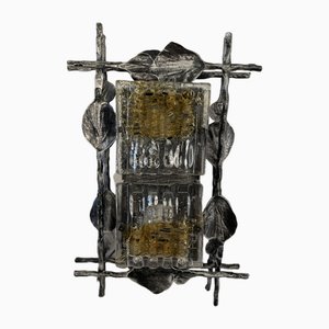 Brutalistische Wandlampe von A+E Leuchte, 1970er