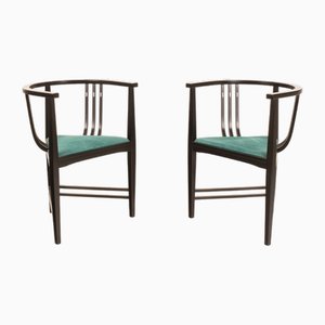 Chairs in the style of Ernest Archibald Taylor 1980, Set of 2