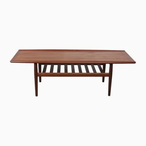 Mid-Century Danish Coffee Table in Teak by Grete Jalk for Glostrup