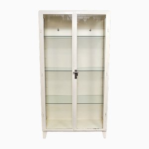 Arztschrank aus Eisen & Glas, 1960er