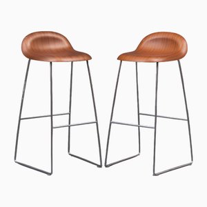 Sgabelli da bar Gubi Chairs di Komplot, set di 2