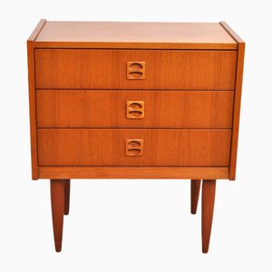 Kleines dänisches Vintage Sideboard aus Teak, 1960er