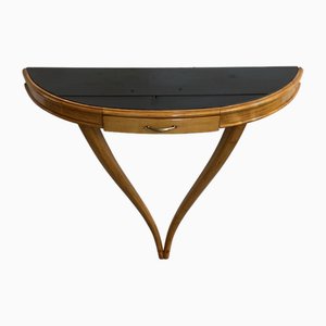 Table Console en Demi-Lune, 1950s