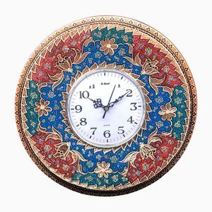 Colorful Wall Hanging Handmade Copper Clock