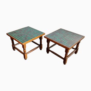 Tables d'Appoint en Carreaux de Zellige Artisanaux, Maroc, 1960, Set de 2