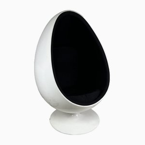 Fauteuil Pivotant Egg en Fibre de Verre, 1960s