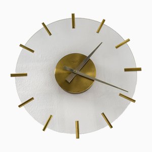 Large Bauhaus Wall Clock, 1950s