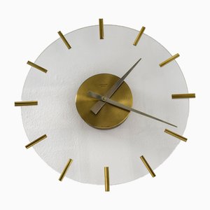 Orologio da parete grande Bauhaus, anni '50