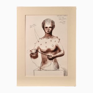 Henry Moore, Cabezas, figuras e ideas, 1955, Litografía