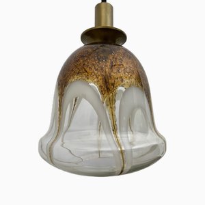 Lampe à Suspension en Verre de Murano, 1970s