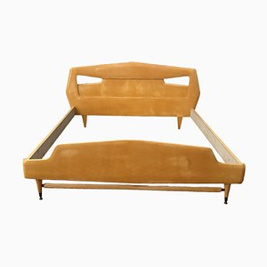 Double Bed in Maple by Vittorio Dassi for La Permanente Mobili Cantù, 1950